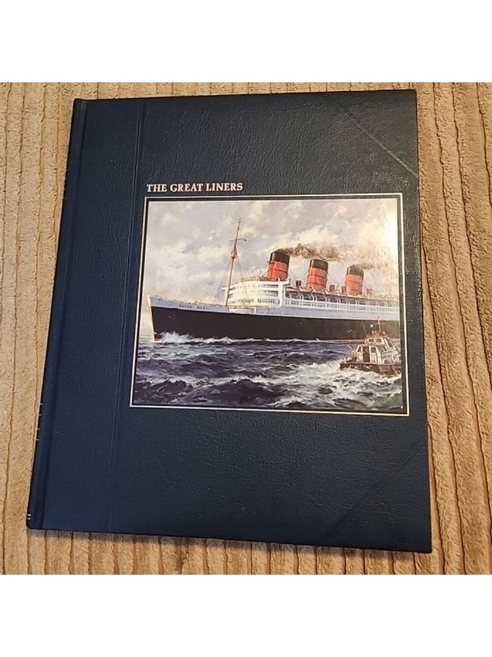 Vintage 1978 The Great Liners the Seafarer Hardback Book by Melvin Maddocks